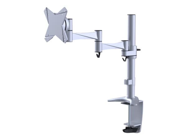 Neomounts FPMA-D1330 - Monteringssett - full bevegelse - for LCD-skjerm - sølv - skjermstørrelse: 10"-30" - klemmemonterbar, malje, skrivebordsmonter