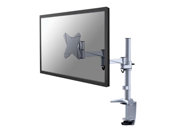 Neomounts FPMA-D1330 - Monteringssett - full bevegelse - for LCD-skjerm - sølv - skjermstørrelse: 10"-30" - klemmemonterbar, malje, skrivebordsmonter