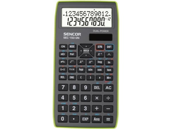 Calculator SEC 150 GN School, 12+10 Digit LCD