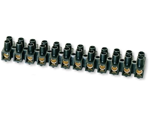 Simet plint LTA12-6 gängad 12-gauge 6mm2 svart - 22412217