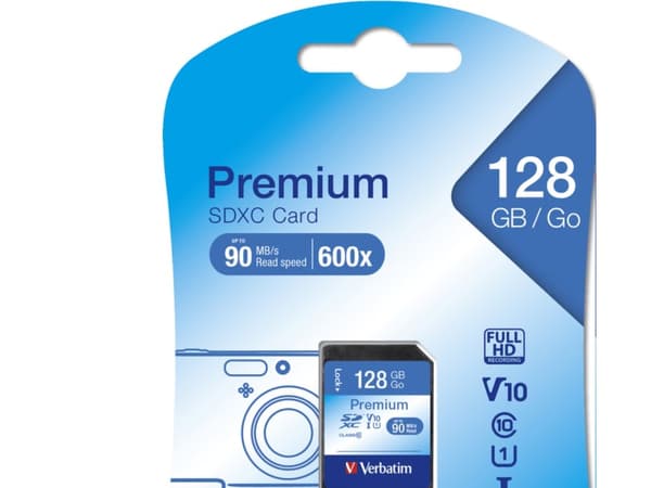 Verbatim Premium - Flash-minneskort - 128 GB - UHS Class 1 / Class10 - 600x - SDXC UHS-I