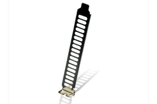 SilverStone Aero Slots - Slukningspanel for systemfordeling - sort - 12 cm