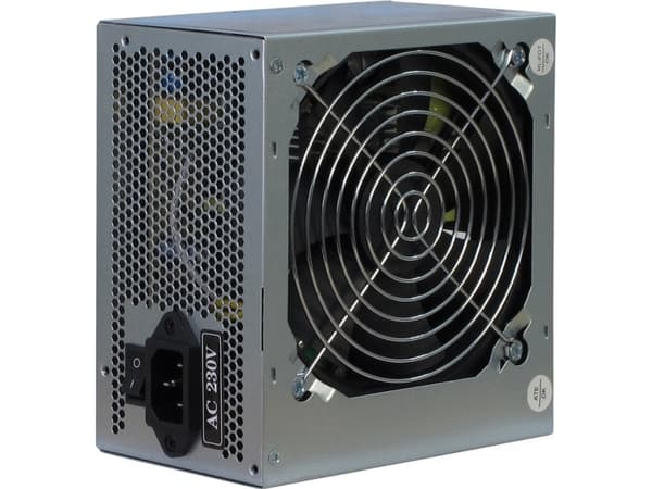 Inter-Tech SL-500A, 500 W, 230 V, 60 Hz, +12V,+3.3V,+5V,+5Vsb,-12V, Passiivinen, 220 W