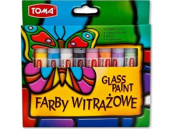 Toma Stained glass paints 10x10,5 TOMA