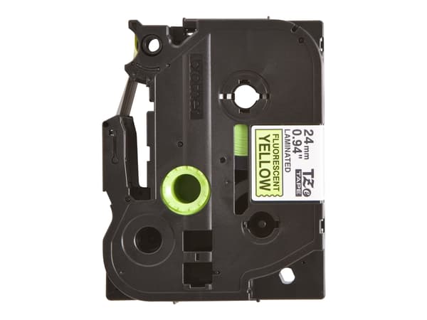 Brother TZC51 - Svart på gult - Rull (2,4 cm x 8 m) laminert teip - for Brother PT-D600; P-Touch PT-3600, D800, E550, P750, P900, P950; P-Touch Cube