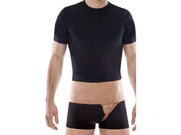 TOROS-GROUP Enkelsidigt ljumskbälte 350 (vänster) beige r. 3