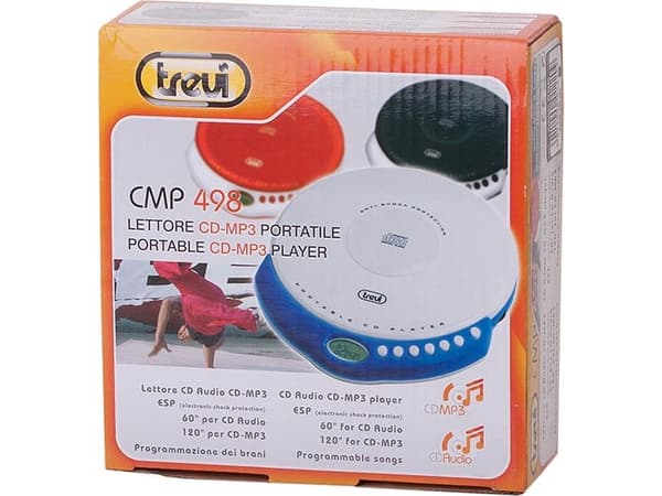 Trevi CMP 498, Svart, Personlig CD-spelare