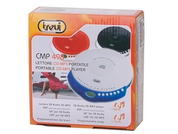 Trevi CMP 498, Sort, Personlig CD-spiller