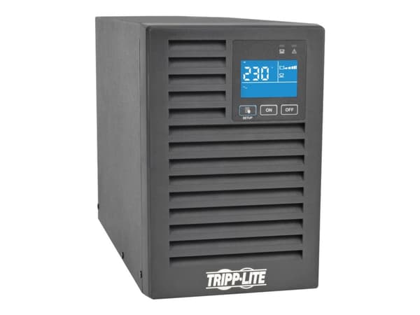 Tripp Lite SmartOnline 230V 1kVA 900W On-Line Double-Conversion - UPS - AC 220/230/240 V - 1 kW - 1000 VA - enkeltfase - RS-232, USB - utgangskontakt Sort