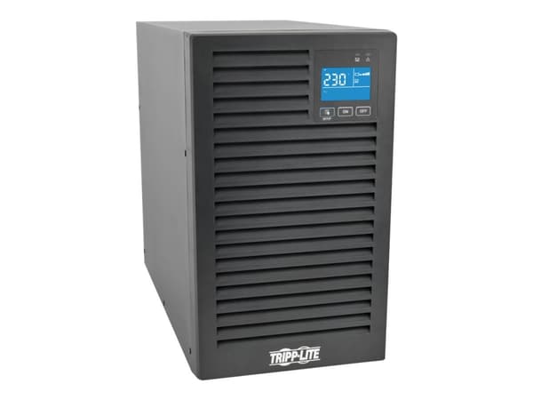 Eaton Tripp Lite Series SmartOnline 230V 3kVA 2700W On-Line Double-Conversion - UPS - AC 220/230/240 V - 2.7 kW - 3000 VA - enkeltfase - RS-232, USB Sort