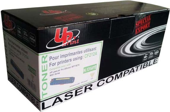 UPrint-kompatibel su-toner HP CF212A, Canon CRG731, H.131AYE, gul, 1800-tallet