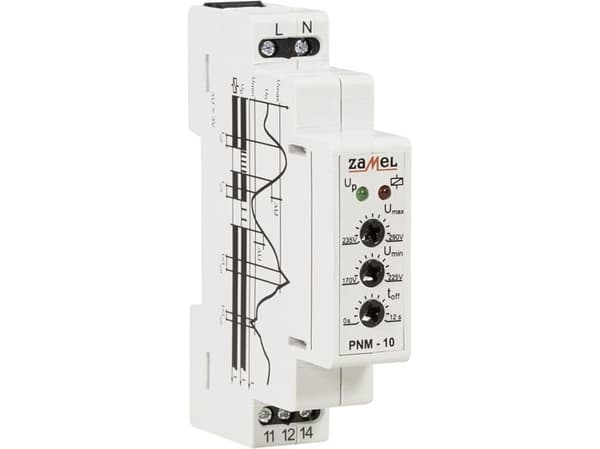 1-fase spenningsrelé 230V AC PNM-10 EXT10000103