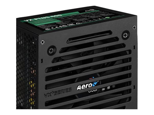 AeroCool VX PLUS 600 - Strømforsyning (intern) - ATX12V 2.3 - AC 230 V - 600 watt