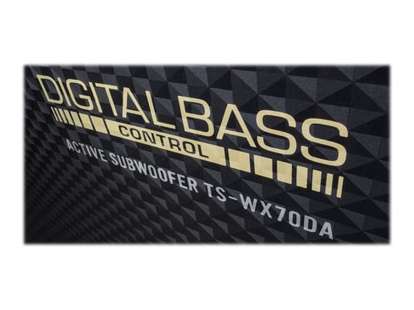 Pioneer TS-WX70DA - Subwoofer - til bil - 100 Watt - 6.25" - sort