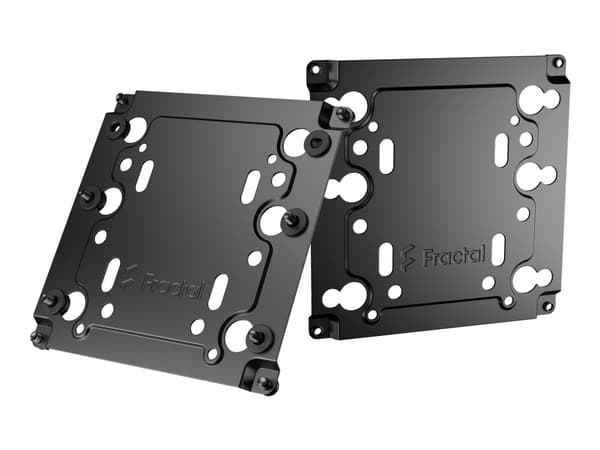 Fractal Design FD-A-BRKT-003, Universaali, Kiintolevyn kiinnike, Terästä, Musta, 2.5,3.5", 120 mm