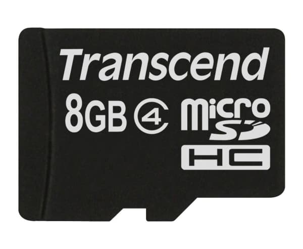 Transcend - Flashminnekort - 8 GB - Class 4 - microSDHC