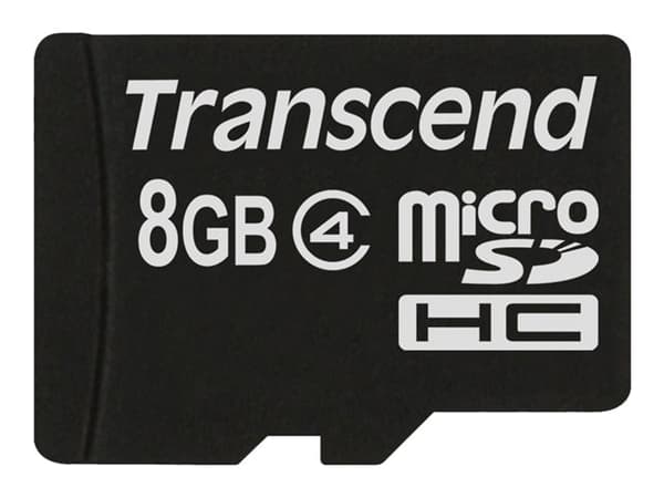 Transcend - Flashminnekort - 8 GB - Class 4 - microSDHC