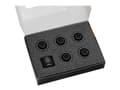Miniatyrbild 1 av 5: EkWaterBlocks EK-Quantum Torque STC 10/13 - Inpassning till vätskekylsystem - svart nickel (paket om 6)