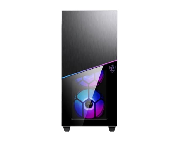 MSI MPG SEKIRA 100R - Tower - utökad ATX - genomskinlig sidopanel (glas) - ingen strömförsörjning (ATX) - USB/ljud