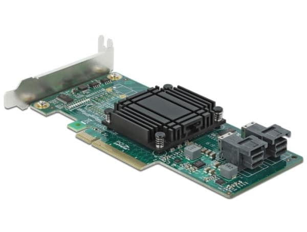 Delock PCI Express x8 Card to 2 x internal SFF-8643 NVMe - Low Profile Form Factor - Diskkontroller - U.2 NVMe - lav profil - PCIe 3.0 x8