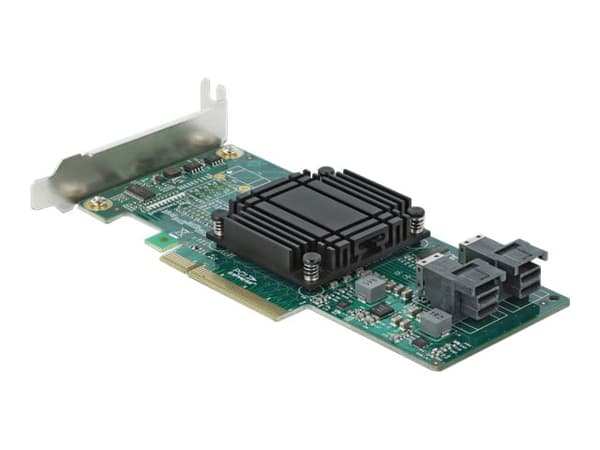 Delock PCI Express x8 Card to 2 x internal SFF-8643 NVMe - Low Profile Form Factor - Diskkontroller - U.2 NVMe - lav profil - PCIe 3.0 x8