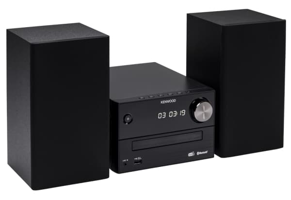 Kenwood Electronics M-420DAB, Kodin mikroaudiojärjestelmä, Musta, Kelkka, 14 W, 6 O, 10%