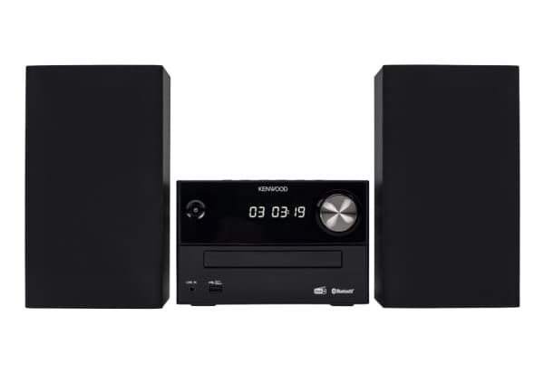 Kenwood M-420DAB, Hjemmelydanlegg (mikro), Sort, Brett, 14 W, 6 O, 10% Sort