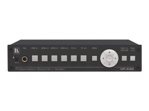 Kramer VP-440X - A/V-svitsjer / skalerer / HDBaseT-omformer