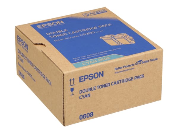Epson AL-C9300N tvåpack tonerkassett cyan 7 500 x 2