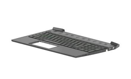 HP L72598-FL1, Underhölje + tangentbord, Tjeckisk, Slovakiska, Tangentbord med bakgrundsbelysning, HP, Pavilion Gaming 15