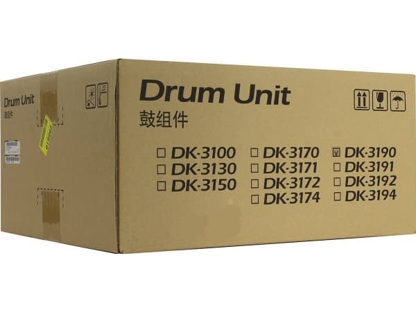 KYOCERA DK-3190E, Original, Kyocera, P3050dn / P3055dn / P3060dn / P3045dn, 1 stykker, 500000 sider, Laserutskrift