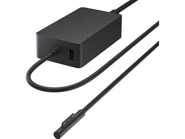 Microsoft - Strømadapter - 127 watt - EMEA - svart - kommersiell - for Surface Book, Book 2, Book 3, Go, Go 2, Laptop, Laptop 2, Laptop 3, Pro 6, Pro