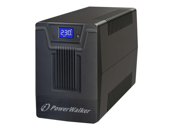 PowerWalker VI 1500 SCL FR - UPS - AC 162 - 290 V - 900 watt - 1500 VA - 9 Ah - USB - utgangskontakter: 4 Sort