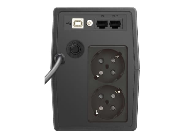 PowerWalker VI 600 SCL FR - UPS - AC 162 - 290 V - 360 watt - 600 VA - 7 Ah - USB - utgangskontakter: 2