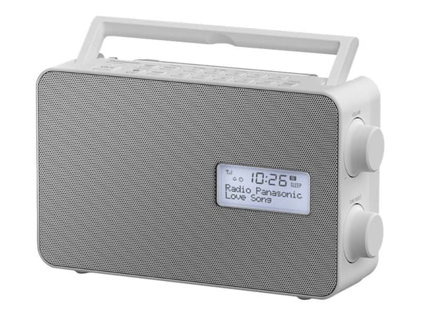Panasonic-RF-D30BT - Bärbar DAB-radio - 2 Watt - vit