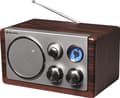 Miniatyrbild 1 av 2: Roadstar HRA-1245WD, Bärbar, Analog, FM, MW, 3,5 W, 1-vägs, Trä