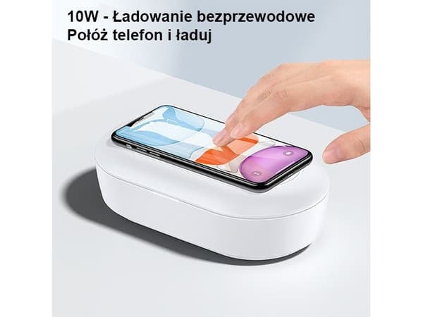 USAMS Bluetooth 5.0 TWS ND-serien trådløse hodetelefoner hvit/hvit BHUND01 (US-ND001)
