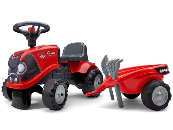 Falk Case IH 238C, 1 år, 6 hjul, Plast, Stål, Rød, Sort