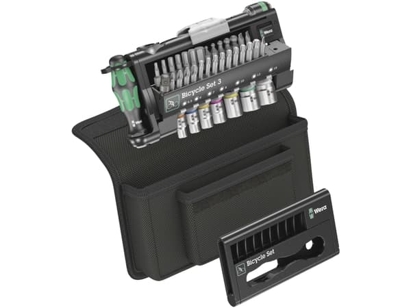 Wera 05004172001, Sykkelverktøy, Verktøyssett til sykkel, Sort, Grønn, T10, T15, T20, T25, T27, T30, T40, 210 mm, 65 mm
