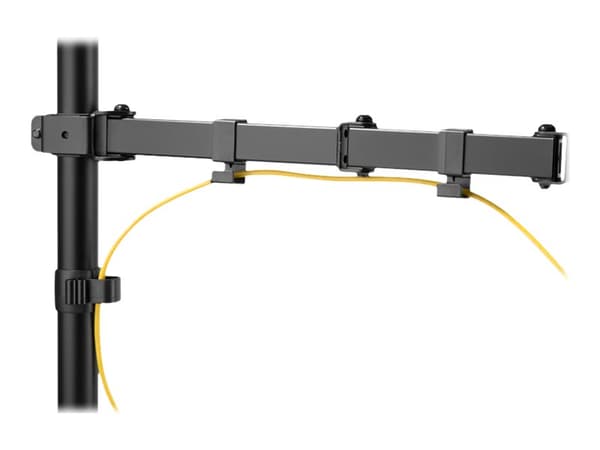 DIGITUS DA-90399 - Monteringssett (leddarm, stang med klemmesokkel, VESA-monteringsbrakett) - for monitor / curved monitor - stål - matt svart - skje
