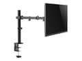 Miniatyrbilde 2 av 5: DIGITUS DA-90399 - Monteringssett (leddarm, stang med klemmesokkel, VESA-monteringsbrakett) - for monitor / curved monitor - stål - matt svart - skje