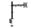 Miniatyrbilde 1 av 5: DIGITUS DA-90399 - Monteringssett (leddarm, stang med klemmesokkel, VESA-monteringsbrakett) - for monitor / curved monitor - stål - matt svart - skje
