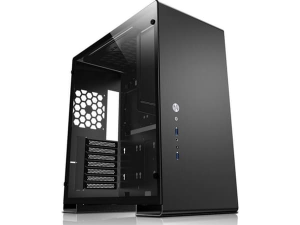 Jonsbo U5 Midi-Tower, Tempered Glass - black