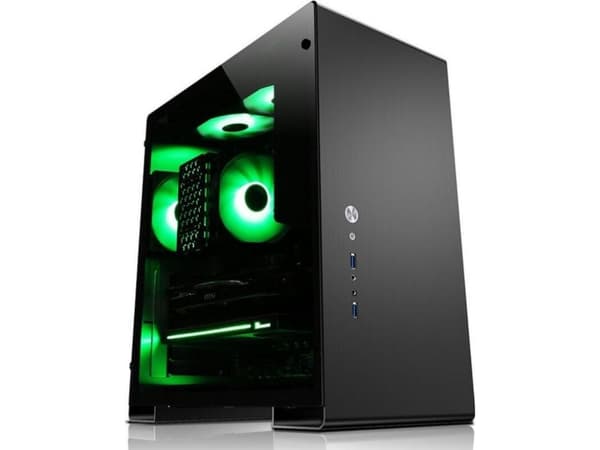 Jonsbo U5 Midi-Tower, Tempered Glass - black