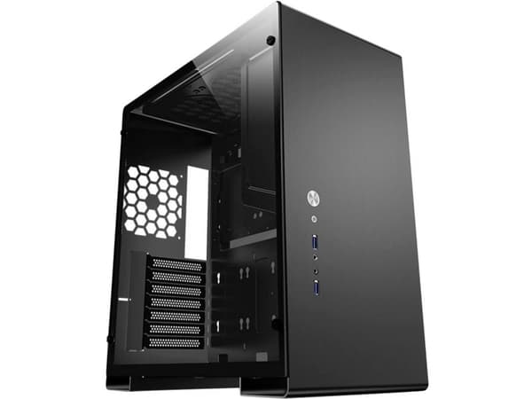 Jonsbo U5 Midi-Tower, Tempered Glass - black