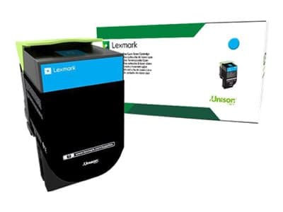 Lexmark 702C - Cyan - original - tonerpatron LCCP, LRP - for Lexmark CS310dn, CS310n, CS410dn, CS410dtn, CS410n, CS510de, CS510dte