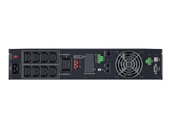 CyberPower OLS3000ERT2UA, Taajuuden kaksoismuunnos (verkossa), 3 kVA, 2700 W, Sini, 230 V, 50/60 Hz