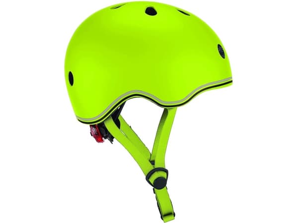 GLOBBER Hjälm Go Up-lampor, XXS/XS (45-51cm), limegrön