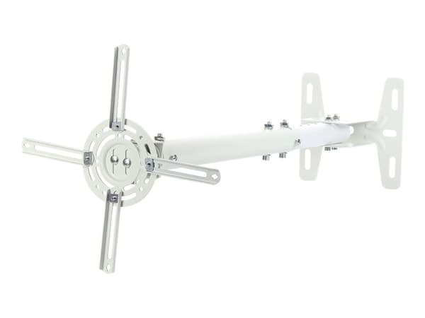 ART P-107W - Brakett - for projektor - metall - pulverbelagt hvitt - takmonterbar