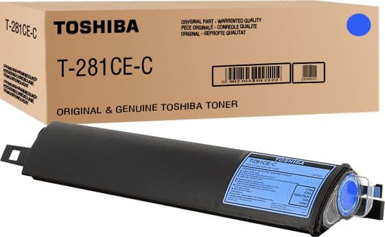 Toshiba T-FC28EC tonerpatron 1 stykker Original Cyan